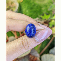 10.33 Ct. Cabochon Lapis from Afghanistan Life Style
