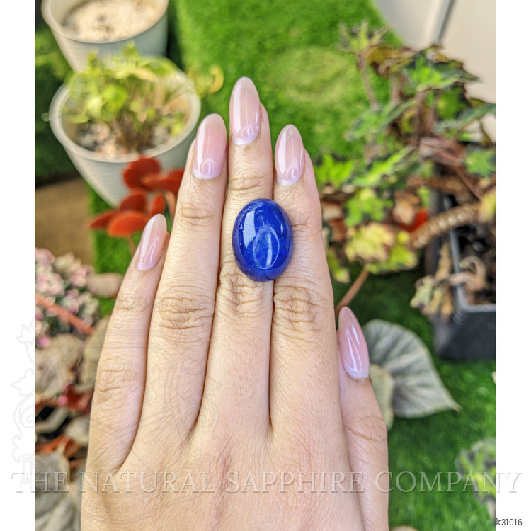 29.59 Ct. Cabochon Lapis from Afghanistan