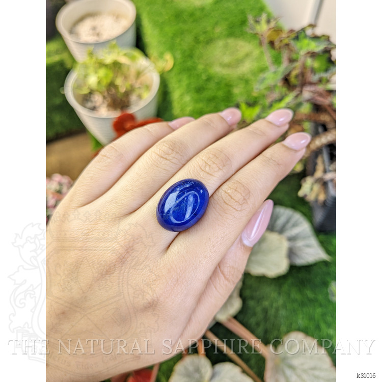 29.59 Ct. Cabochon Lapis from Afghanistan