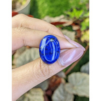 23.57 Ct. Cabochon Lapis from Afghanistan Life Style