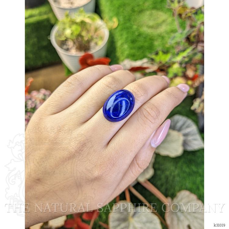 26.93 Ct. Cabochon Lapis from Afghanistan