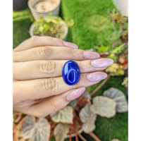 26.93 Ct. Cabochon Lapis from Afghanistan Life Style