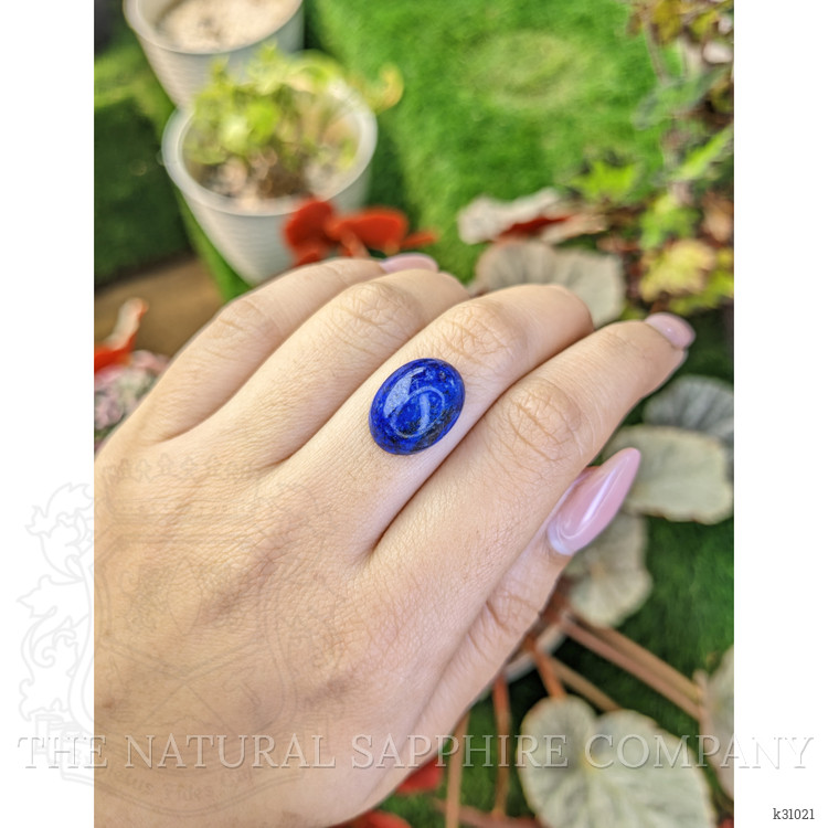 12.16 Ct. Cabochon Lapis from Afghanistan