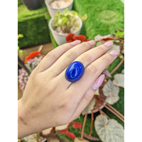 52.79 Ct. Cabochon Lapis from Afghanistan Life Style