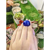 58.45 Ct. Cabochon Lapis from Afghanistan Life Style