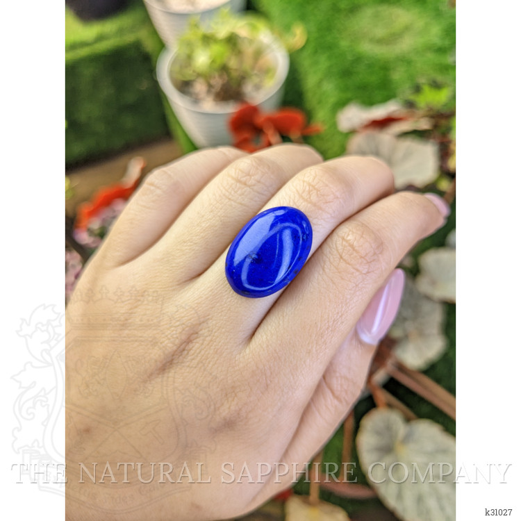 15.91 Ct. Cabochon Lapis from Afghanistan