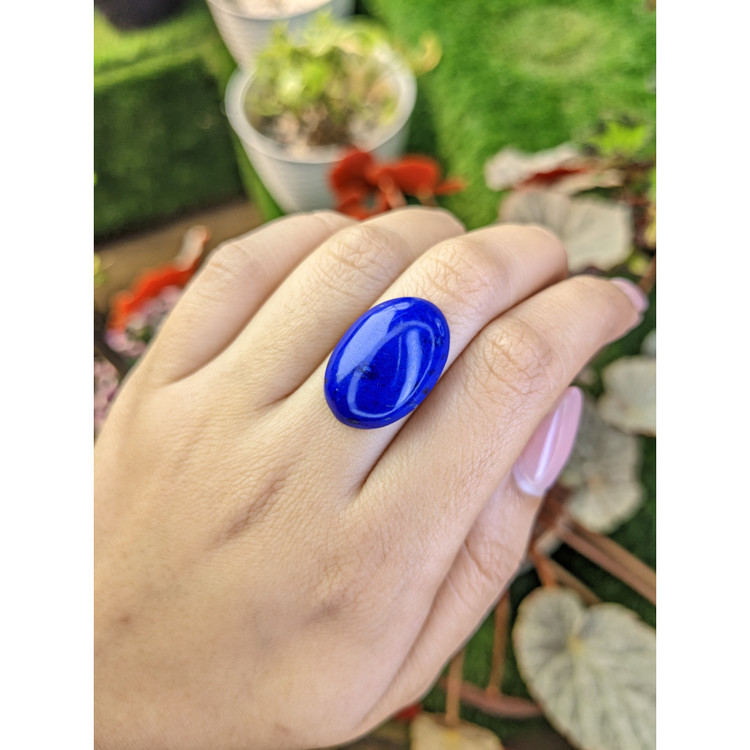 15.91 Ct. Cabochon Lapis from Afghanistan