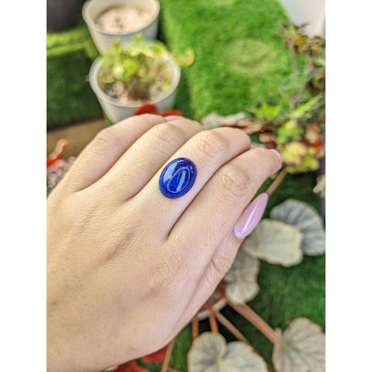 10.64 Ct. Cabochon Lapis from Afghanistan