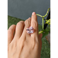 13.41 Ct. Pink Morganite from Brazil Life Style