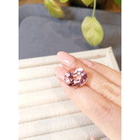 13.23 Ct. Peach Morganite from Brazil Life Style