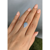 2.76 Ct. Blue Cabochon Paraiba Tourmaline from Brazil Life Style