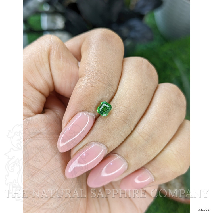 0.61 Ct. Tsavorite Garnet from Tanzania