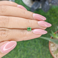 0.61 Ct. Tsavorite Garnet from Tanzania Life Style