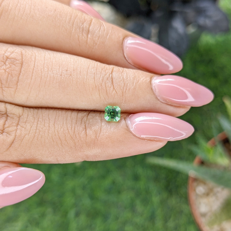0.48 Ct. Tsavorite Garnet from Tanzania