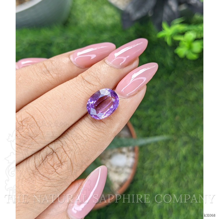 4.56 Ct. Purple Amethyst from Ceylon (Sri Lanka)