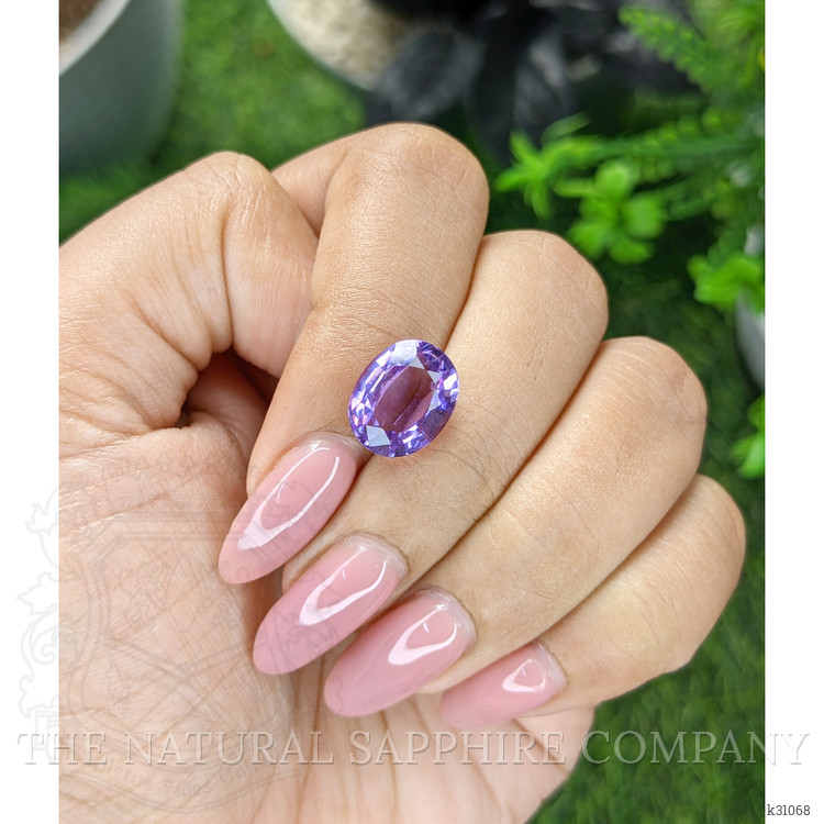 4.56 Ct. Purple Amethyst from Ceylon (Sri Lanka)
