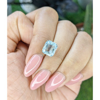2.63 Ct. Blue Aquamarine from Ceylon (Sri Lanka) Life Style