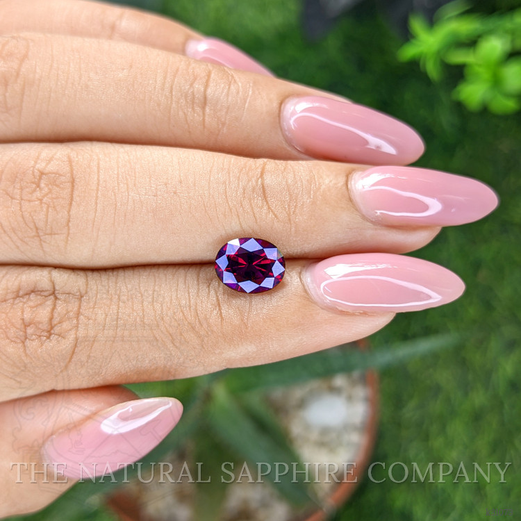 1.96 Ct. Purplish Red Spinel from Ceylon (Sri Lanka)