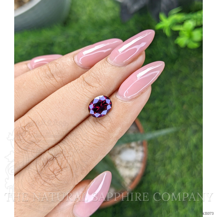 1.96 Ct. Purplish Red Spinel from Ceylon (Sri Lanka)