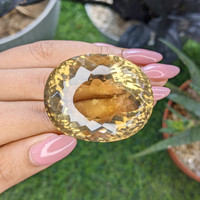 201.37 Ct. Yellow Citrine from Ceylon (Sri Lanka) Life Style
