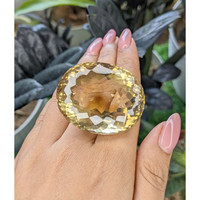 201.37 Ct. Yellow Citrine from Ceylon (Sri Lanka) Life Style