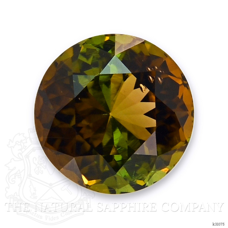 2.73 Ct. Greenish Brown Tourmaline from Ceylon (Sri Lanka)