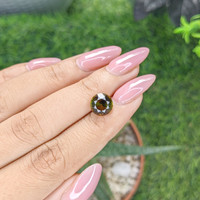 2.73 Ct. Greenish Brown Tourmaline from Ceylon (Sri Lanka) Life Style