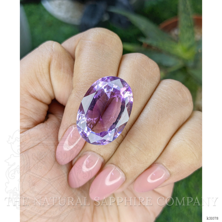 28.25 Ct. Purple Amethyst from Ceylon (Sri Lanka)