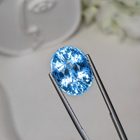 11.86 Ct. Blue Aquamarine from Brazil Life Style