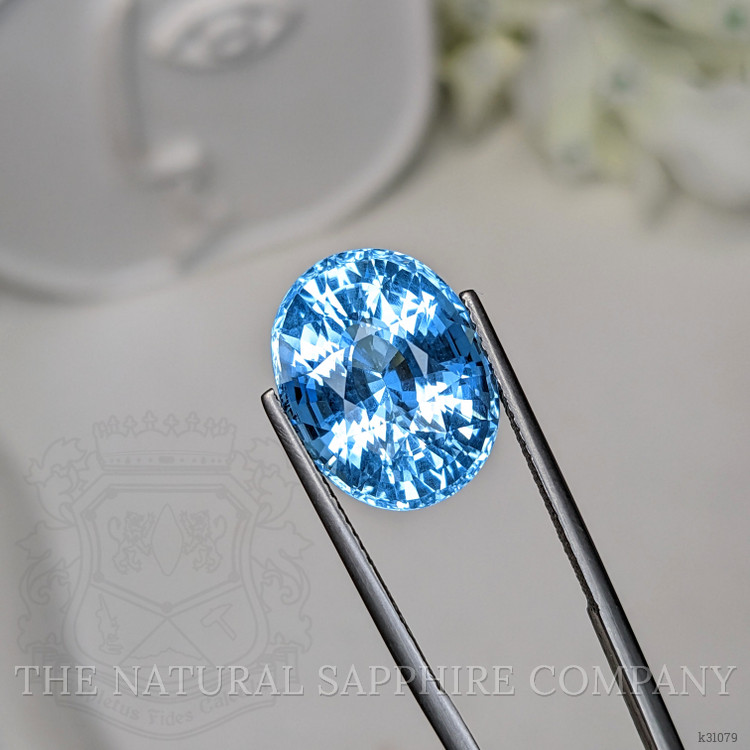 11.86 Ct. Blue Aquamarine from Brazil