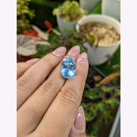 11.86 Ct. Blue Aquamarine from Brazil Life Style
