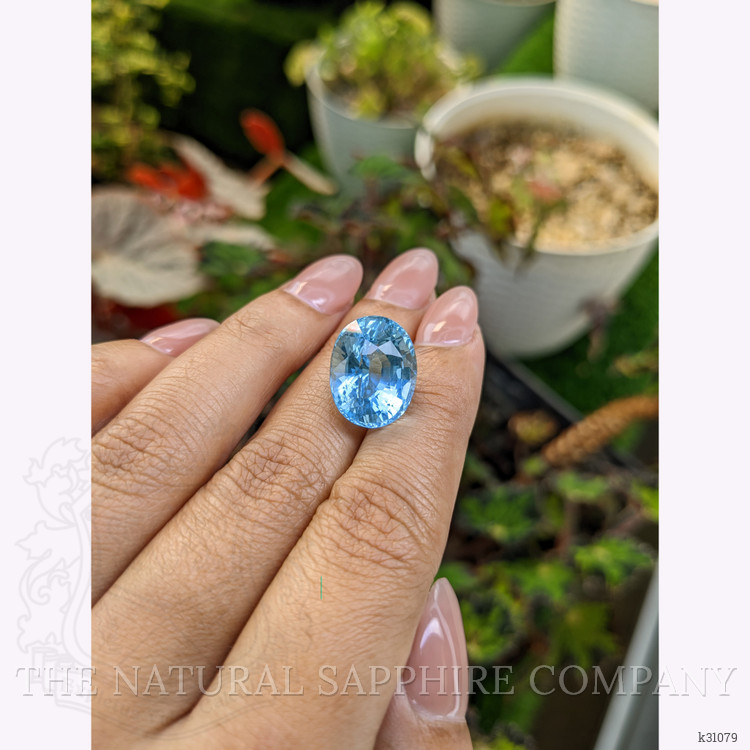 11.86 Ct. Blue Aquamarine from Brazil