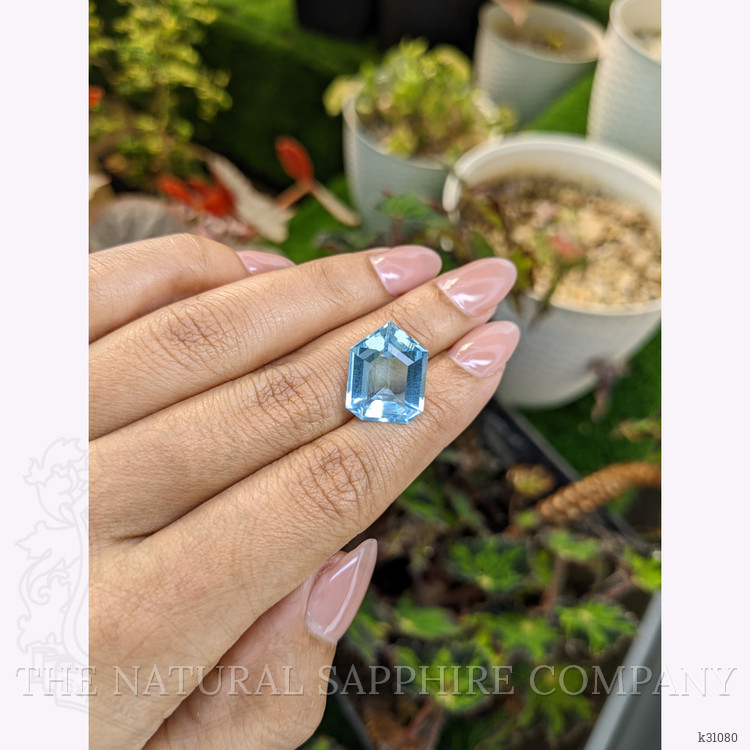 9.66 Ct. Blue Aquamarine from Brazil