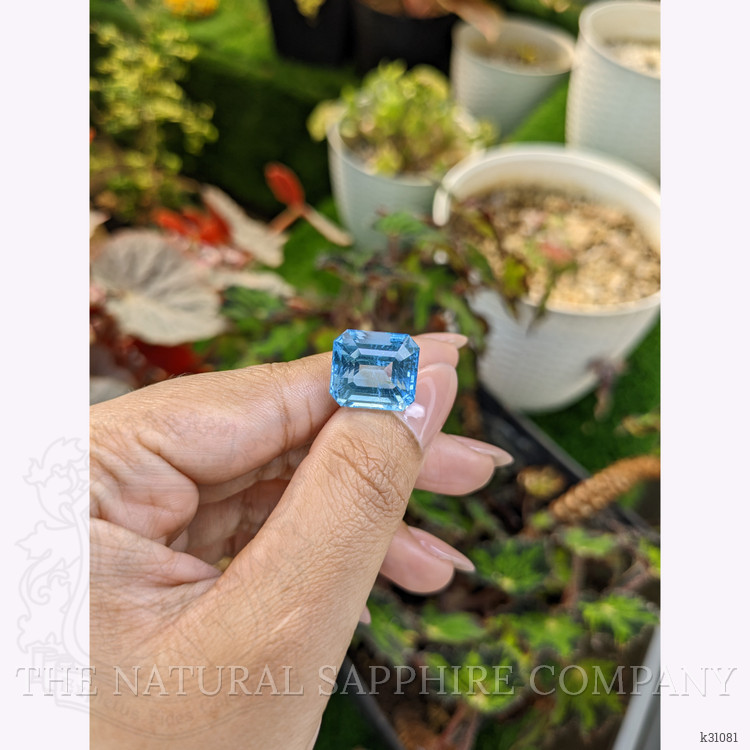 12.66 Ct. Blue Aquamarine from Brazil
