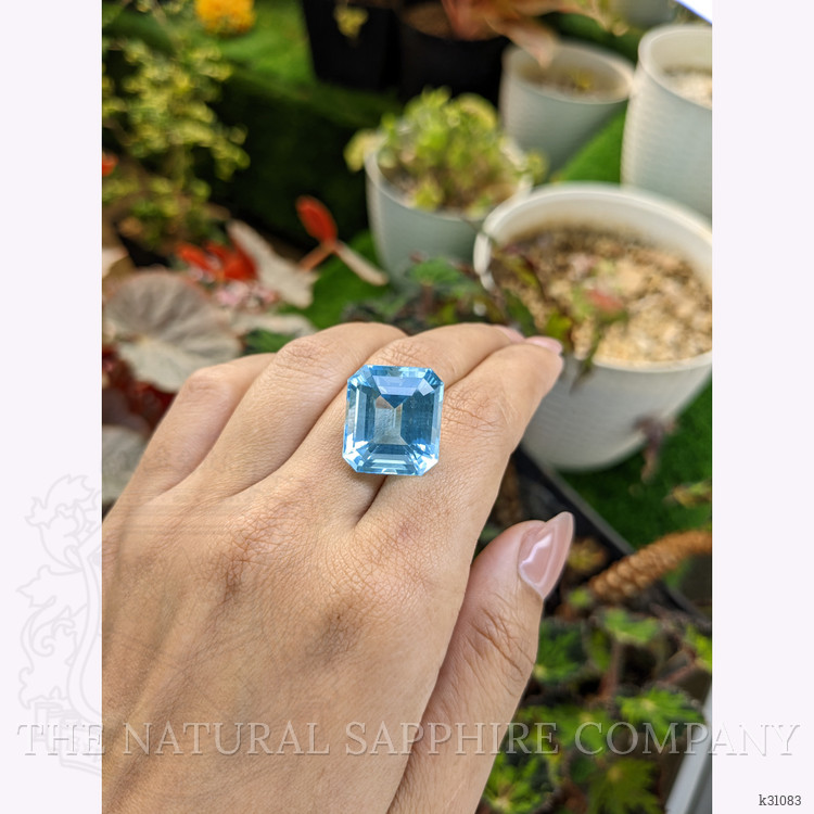 19.82 Ct. Blue Aquamarine from Brazil