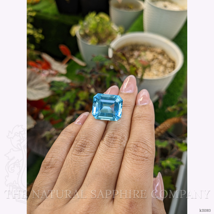 19.82 Ct. Blue Aquamarine from Brazil