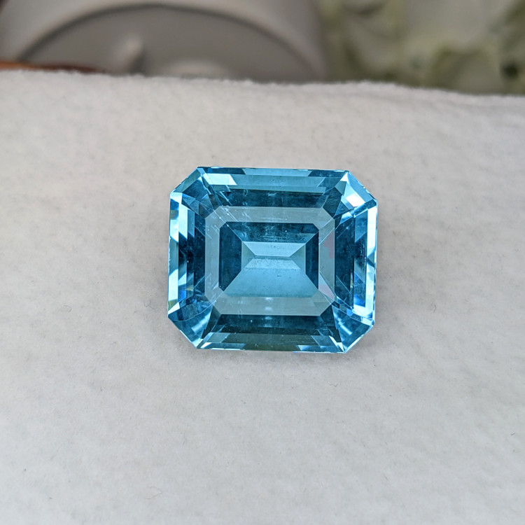 19.82 Ct. Blue Aquamarine from Brazil