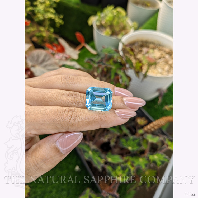19.82 Ct. Blue Aquamarine from Brazil