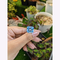 13.02 Ct. Blue Aquamarine from Brazil Life Style