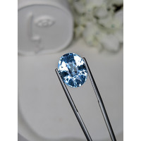 7.88 Ct. Blue Aquamarine from Brazil Life Style
