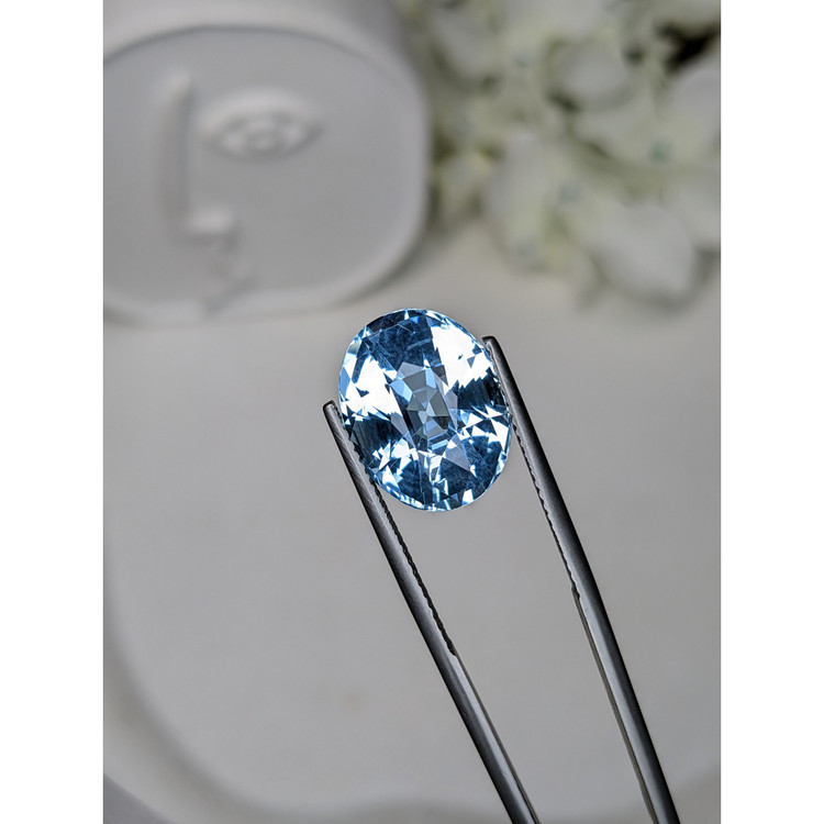 7.88 Ct. Blue Aquamarine from Brazil