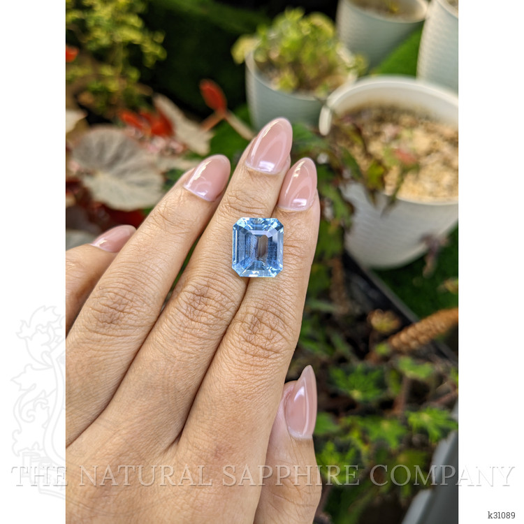 7.69 Ct. Blue Aquamarine from Brazil