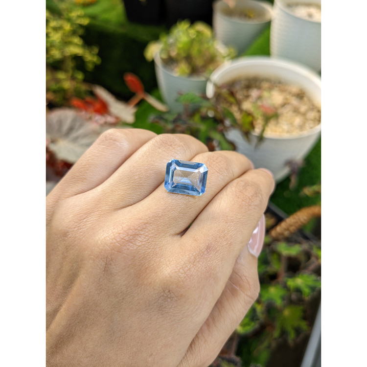 5.69 Ct. Blue Aquamarine from Brazil