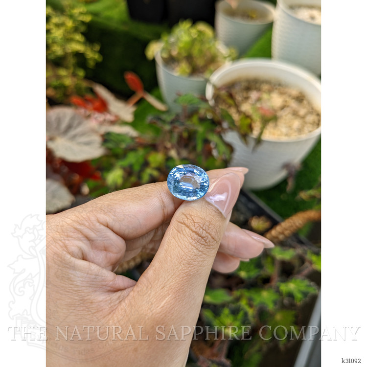 8.57 Ct. Blue Aquamarine from Brazil