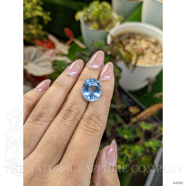 8.57 Ct. Blue Aquamarine from Brazil