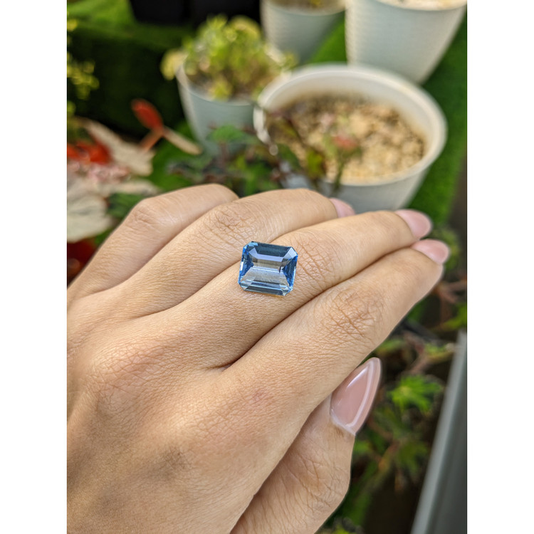 4.72 Ct. Blue Aquamarine from Brazil