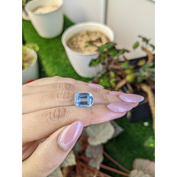 5.80 Ct. Blue Aquamarine from Brazil Life Style