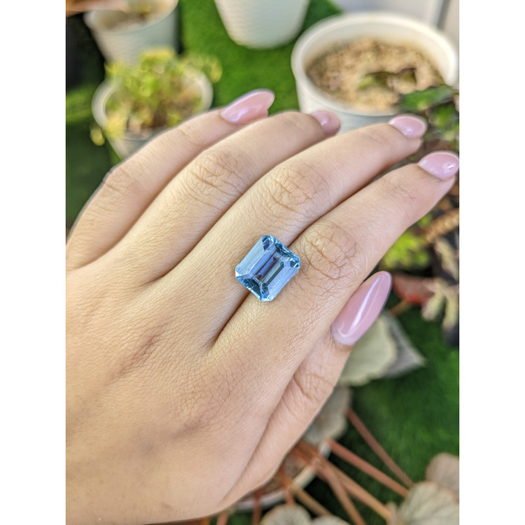4.97 Ct. Blue Aquamarine from Brazil