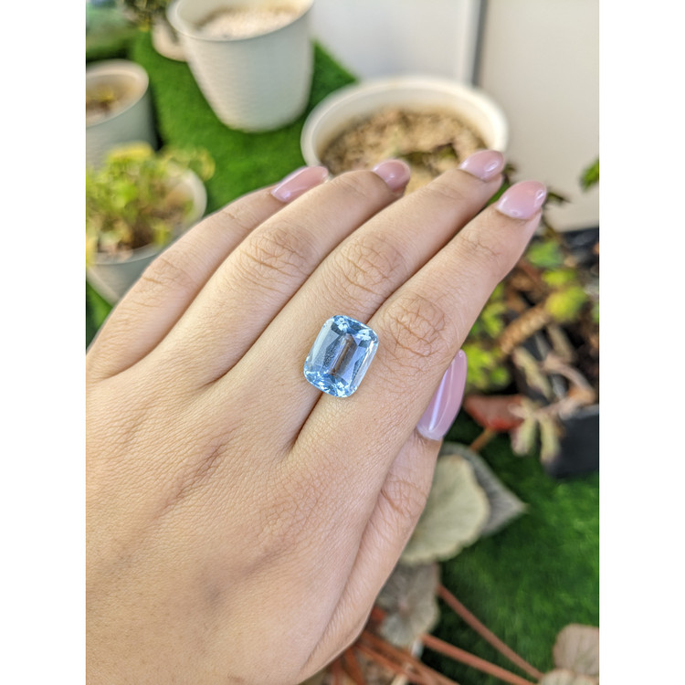 7.97 Ct. Blue Aquamarine from Brazil