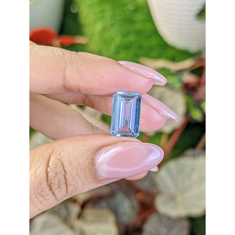 3.38 Ct. Blue Aquamarine from Brazil